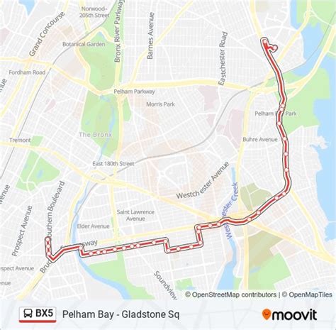 Bx5 bus route - Feb 16, 2024 · The Bx5 Pelham Bay - Gladstone Sq runs Daily. Weekday trips start at 5:07am with the last trip at 1:26am and most often run every 15 minutes. Saturday trips start at 5:43am with the last trip at 1:20am and most often run about every 12 minutes. Sunday trips start at 5:50am with the last trip at 1:20am and most often run about every 12 minutes.* 
